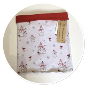Reversible Snood Xmas Snowman