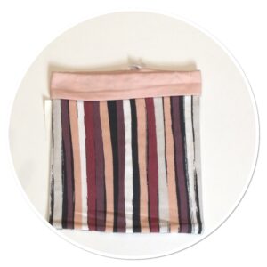 Reversible Snood Pink Stripe