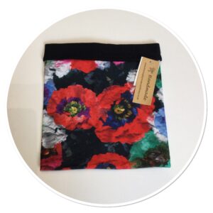 Reversible Snood Poppies