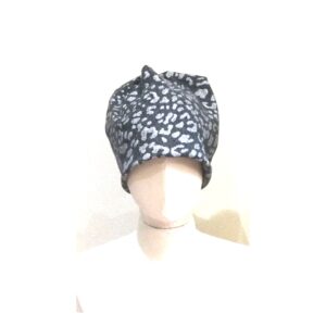 Grey Leopard Beanie