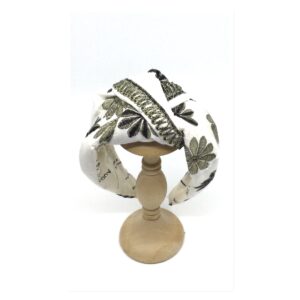 Occasion Headband Embroidered Flowers