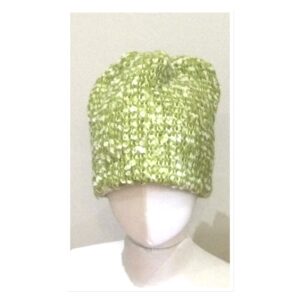 Lime Boucle Beanie