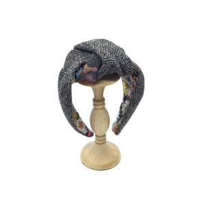 Winter Headband Black Diamond Wool