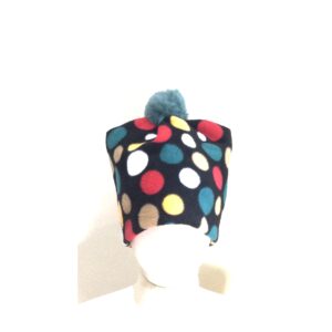 Pom Pom Beanie Black Spots