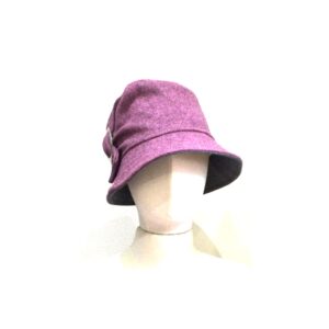 Trilby With Side Buckle Lilac