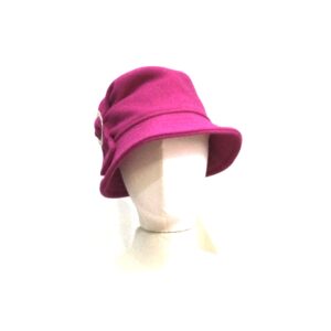 Trilby With Side Buckle Fuschia