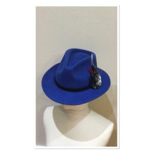 Felt Fedora Royal Blue