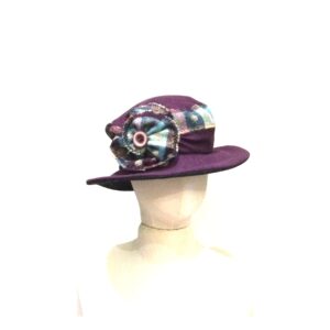 Jenny Brimmed Hat Purple